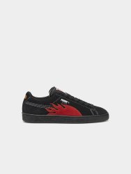 Puma X Butter Goods Men&apos S Suede Black red Sneaker