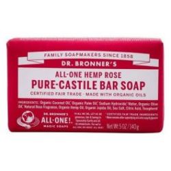 Pure Castile Soap Bar Rose 140G