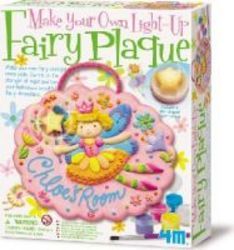 4M Industries 4m Make Your Own Fairy Light Up Plaque Kit