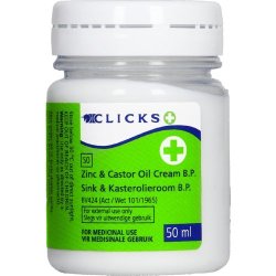 Clicks Zinc & Castor Oil Cream 50G