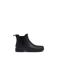 Hunter Women's Original Refined Chelsea Boot in Black