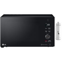 LG 1000W 25L Neochef Smart Inverter Microwave Bundle - Black