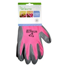 Nitrile Garden Gloves Pink Medium