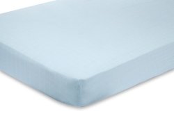 Fitted Cot Sheet - Blue