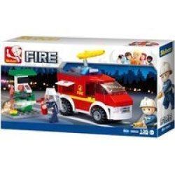 Fire - Small Fire Truck And Oil 136 Pieces