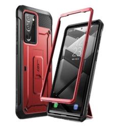 Samsung Galaxy Note 20 Ultra Full Body Rugged Protective Case Metallic Red