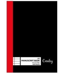 Croxley JD6235 128 Page A5 F&m Manuscript Book 10 Pack